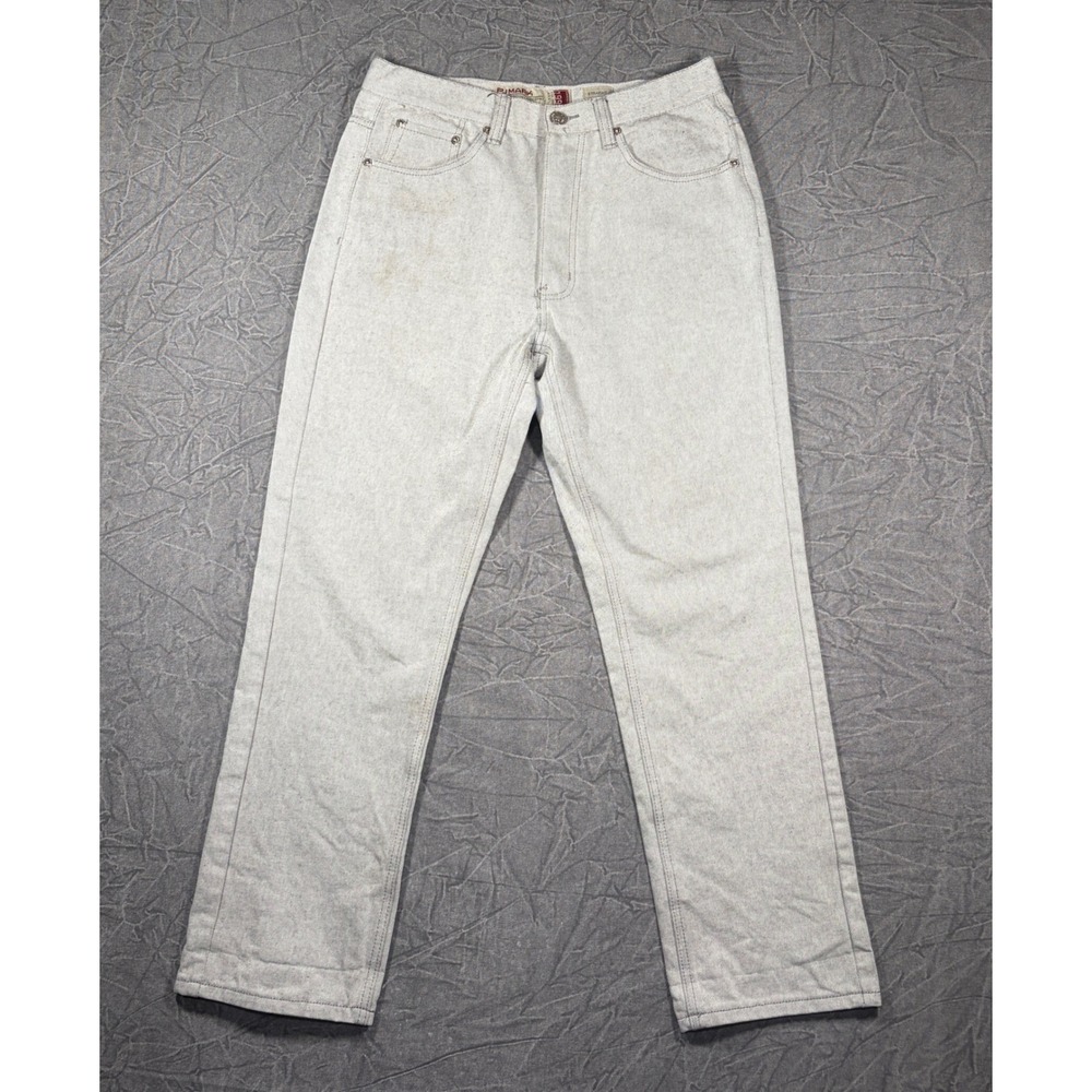 PJ Mark Jeans Mens 34x32 Grey Straight Premium Denim 51850 Classic Streetwear